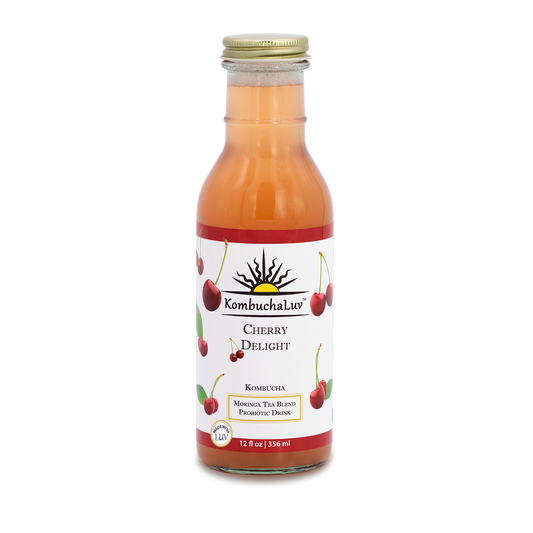KombuchaLuv Cherry Delight Probiotic Drink Washington State