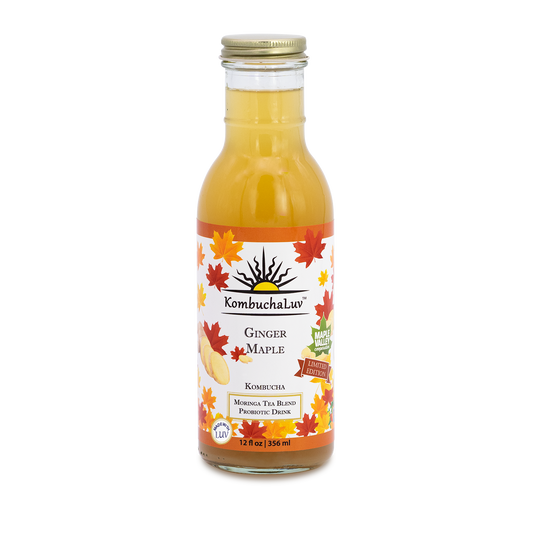 KombuchaLuv Ginger Maple Probiotic Drink Washington State