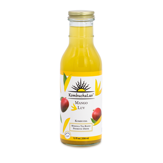 KombuchaLuv Mango Luv Probiotic Drink Washington State